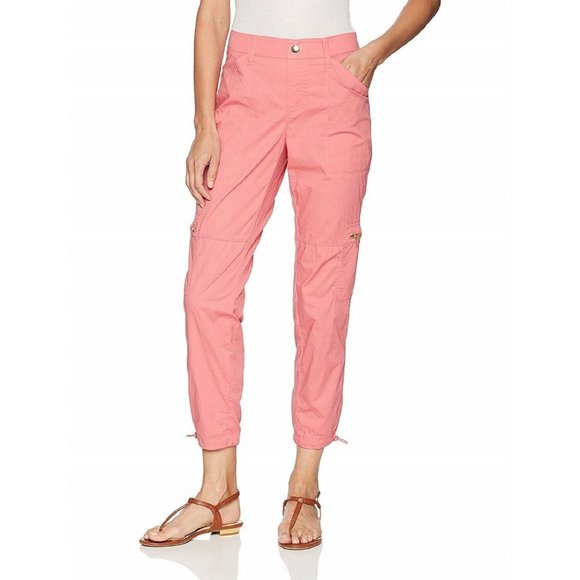 Rafaella Pants - NWT Rafaella Pull On Lightweight Fitted Ripstop Ankle length Cargo Pant